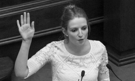 Rebecca Meredith, one of the two female debaters who was heckled at the Glasgow Ancients competition